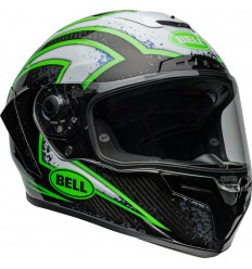 Casco Bell Race Star Dlx Flex Negro Brillo Xenón Kriptonita |8008957013|