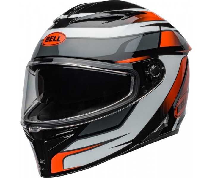 Casco Bell Lithium Mips Podium Negro Brillo Naranja |8008961001|