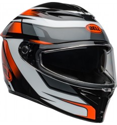 Casco Bell Lithium Mips Podium Negro Brillo Naranja |8008961001|