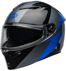 Casco Bell Lithium Shear Gris Azul Brillo |8008966001|