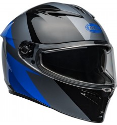 Casco Bell Lithium Shear Gris Azul Brillo |8008966001|