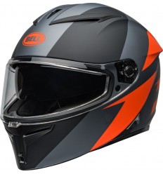 Casco Bell Lithium Shear Gris Mate Naranja |8008966006|