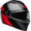 Casco Bell Lithium Shear Gris Rojo Brillo |8008966016|