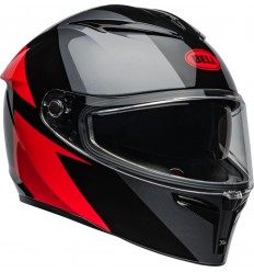 Casco Bell Lithium Shear Gris Rojo Brillo |8008966016|