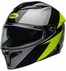 Casco Bell Lithium Shear Gris Brillo Amarillo Fluor |8008966021|