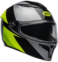 Casco Bell Lithium Shear Gris Brillo Amarillo Fluor |8008966021|