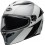 Casco Bell Lithium Shear Plata Brillo Blanco |8008966026|