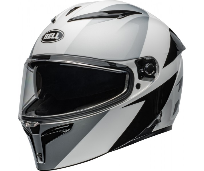 Casco Bell Lithium Shear Plata Brillo Blanco |8008966026|
