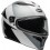 Casco Bell Lithium Shear Plata Brillo Blanco |8008966026|