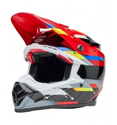 Casco Bell Moto-9S Flex Renen Nova Negro Brillo Rojo |8009254001|