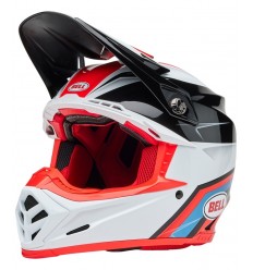 Casco Bell Moto-9S Flex Merchant Rojo Brillo Negro |8009255013|