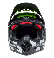 Casco Bell Moto-9S Flex Fasthouse Smoke Bomb Negro Amarillo