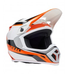 Casco Bell Mx-9 Mips Rift Naranja Brillo Blanco |8009257011|