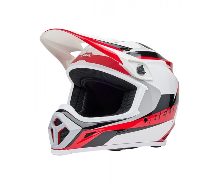 Casco Bell Mx-9 Mips Rift Rojo Brillo Blanco |8009257016|
