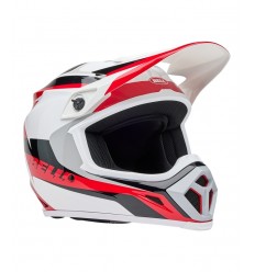 Casco Bell Mx-9 Mips Rift Rojo Brillo Blanco |8009257016|