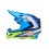 Casco Bell Mx-9 Mips Jackal Azul Brillo Amarillo |8009258006|