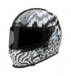 Casco Bell Eliminator Carbon Deathspray Negro Brillo Blanco |8009261001|