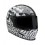 Casco Bell Eliminator Carbon Deathspray Negro Brillo Blanco |8009261001|