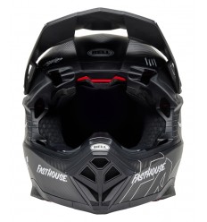 Casco Bell Moto-10 Spherical Mips Fasthouse Raven Negro Mate Blanco