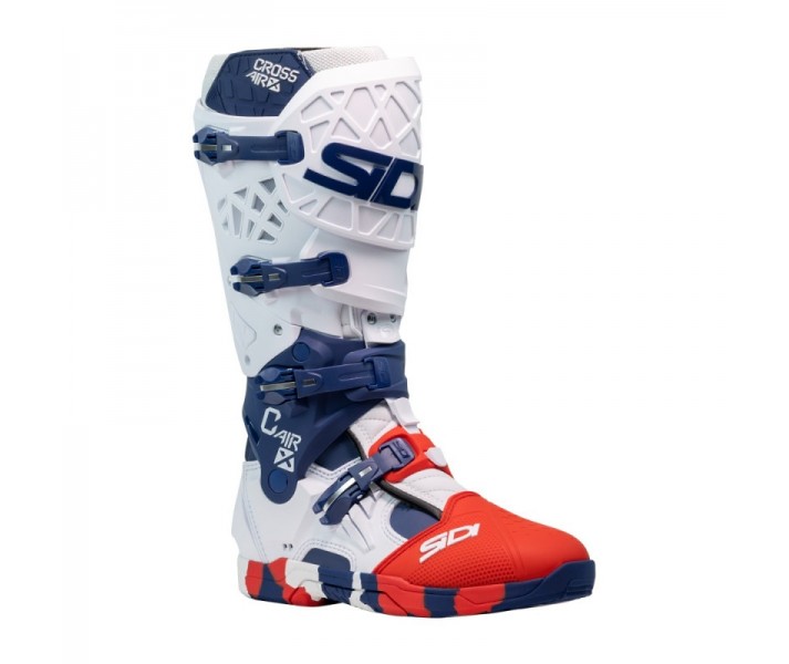 Botas Sidi Crossair X Blanco Azul Rojo |BOSOF10003|