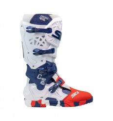 Botas Sidi Crossair X Blanco Azul Rojo |BOSOF10003|