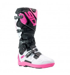 Botas Sidi Crossfire 3 Srs Negro Blanco Rosa |BOSOF32179|