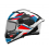 Casco Mt Thunder 4 Sv Luminence A7 Blanco Azul Rojo Brillo |1308C38071|
