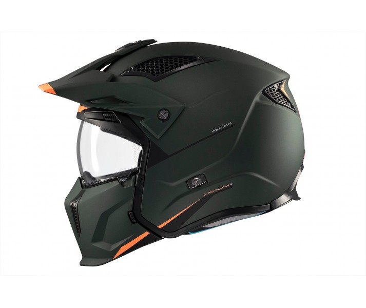 Casco Mt Streetfighter Sv S Solid A6 Verde Mate |1327000063|