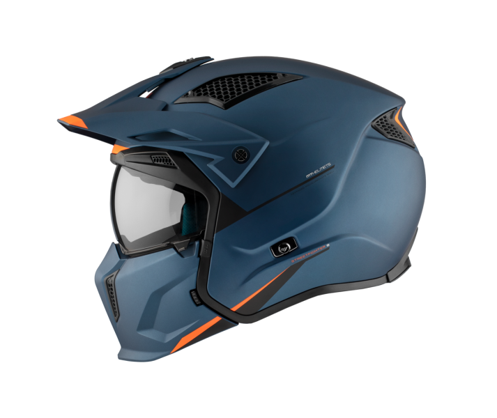 Casco Mt Streetfighter Sv S Solid A7 Azul Mate |1327000072|