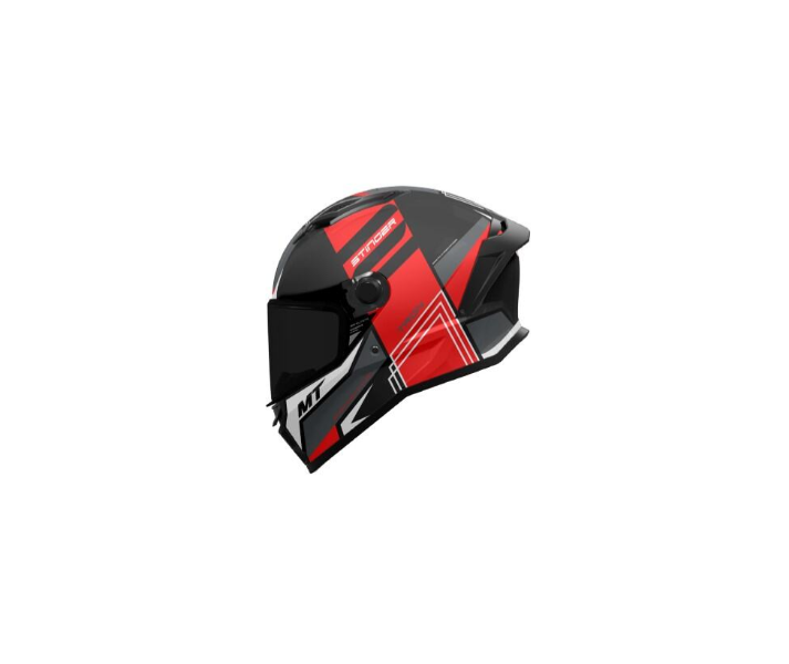 Casco Mt Stinger 2 Tron B15 Gris Rojo Brillo |13343801151|
