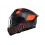 Casco Mt Atom 2 Sv Strange C4 Gris Naranja Mate |1335C22243|