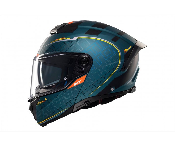 Casco Mt Atom 2 Sv Destiny C6 Negro Azul Mate |1335C23263|