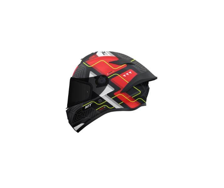 Casco Mt Targo S Brik C5 Negro Gris Rojo Brillo |1343C19251|
