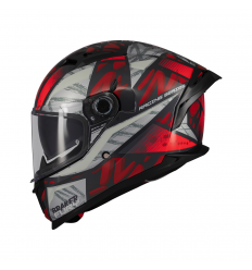 Casco Mt Braker Sv Fury C5 Rojo Gris Brillo |1346C39251|