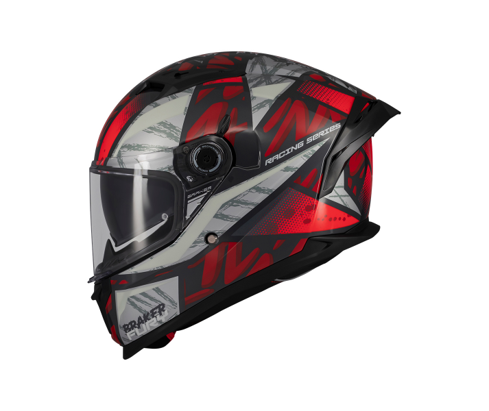 Casco Mt Braker Sv Fury C5 Rojo Gris Brillo |1346C39251|