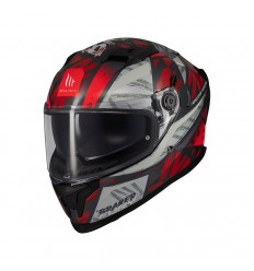 Casco Mt Braker Sv Fury C5 Rojo Gris Brillo |1346C39251|