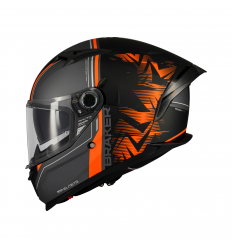 Casco Mt Braker Sv Charm B4 Negro Gris Naranja Mate |1346C40142|