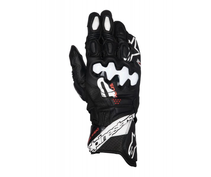 Guantes Alpinestars Gp Plus R V3 Leather Negro Blanco |3550825-12|