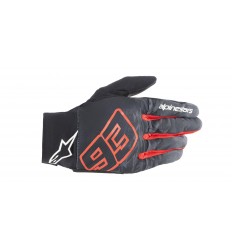 Guantes Alpinestars Aragon Negro Gris Rojo Brillo |3569920-1205|