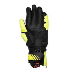 Guantes Alpinestars Gp Plus R V3 Leather Amarillo Fluor Negro |3550825-551|