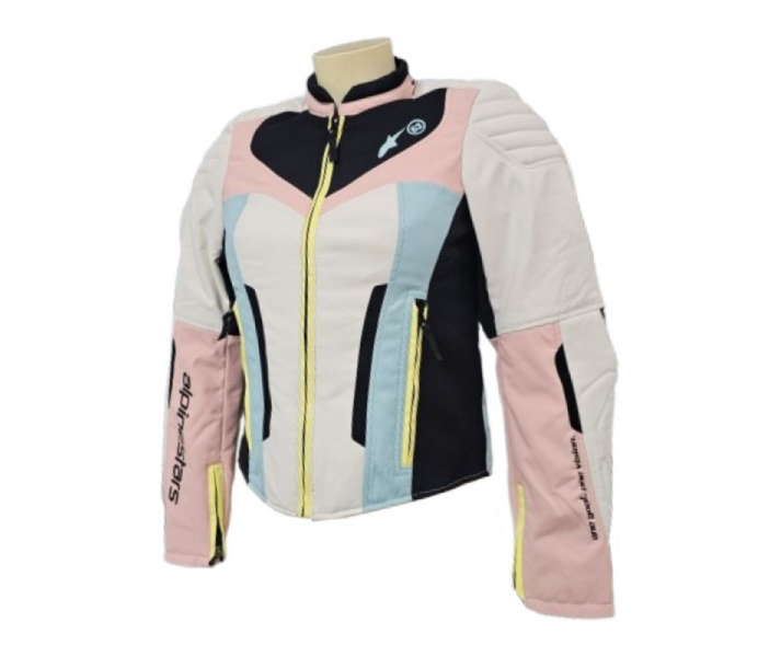 Chaqueta Alpinestars Mujer Isla Wr Crudo Coral Negro |3210425-8024|