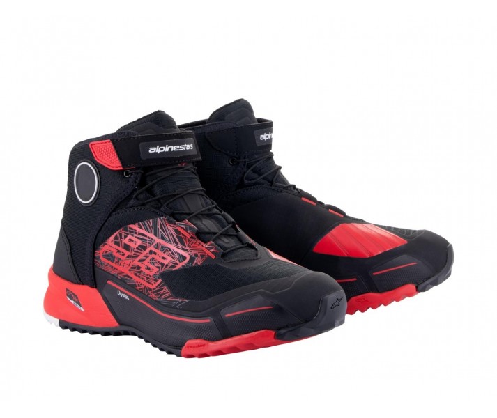 Zapatillas Alpinestars Mm93 Cr-X Drystar Riding Negro Rojo Brillo |2611921-1303|