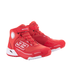 Zapatillas Alpinestars Mm93 Cr-X Drystar Riding Rojo Brillo Blanco |2611921-3012