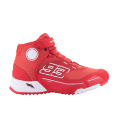 Zapatillas Alpinestars Mm93 Cr-X Drystar Riding Rojo Brillo Blanco |2611921-3012