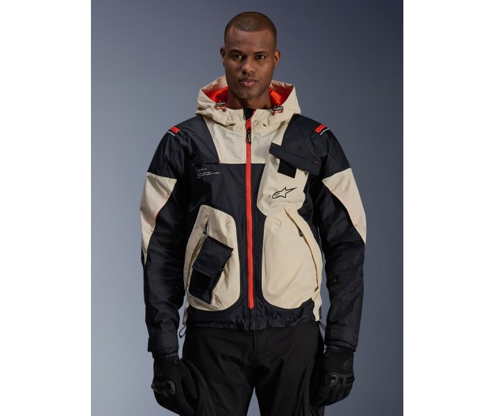 Chaqueta Alpinestars Mogress Air Negro Almendra Naranja |3301625-1489|