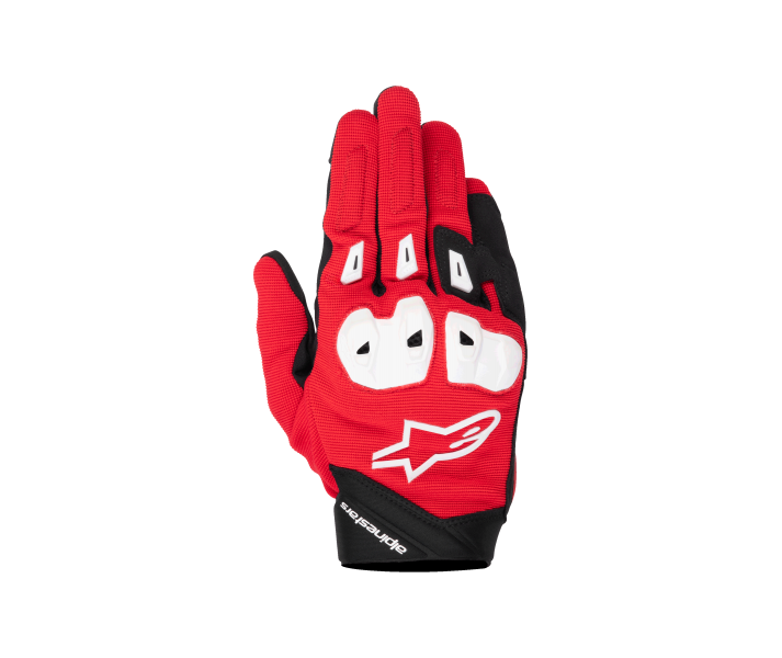 Guantes Alpinestars Sp X 1 Rojo Brillo Negro Blanco |3570125-3016|