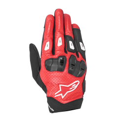 Guantes Alpinestars Sp X 7 Negro Rojo Brillo Blanco |3560625-1342|
