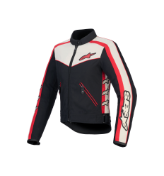 Chaqueta Alpinestars Mujer T-Dyno Wr Negro Rojo Brillo |3210625-1496|