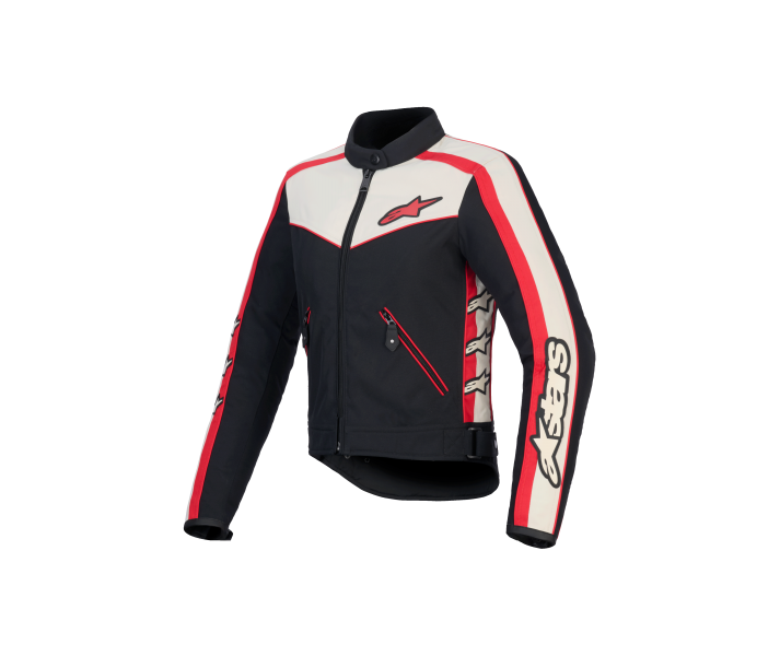 Chaqueta Alpinestars Mujer T-Dyno Wr Negro Rojo Brillo |3210625-1496|