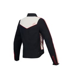Chaqueta Alpinestars Mujer T-Dyno Wr Negro Rojo Brillo |3210625-1496|